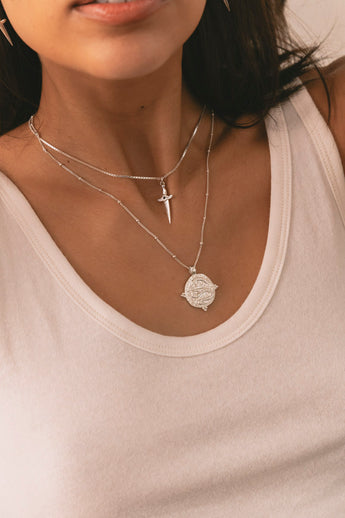 Serpant Necklace Silver