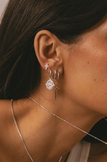 The Serpant Earring Silver