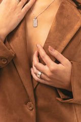 Sky Goddess Ring Silver