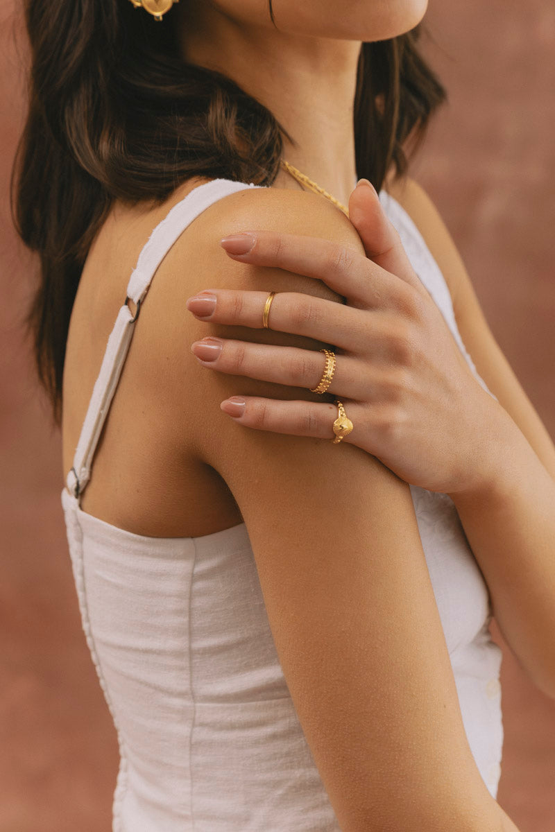 Spirit Bound Ring Gold Plated