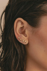 Cosmic Stud Gold Plated