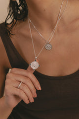 Solar Glow Ring Silver