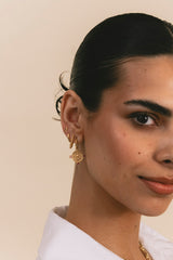 Solar Glow Earring Gold Plated