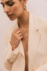 Starlit Whispers Necklace Gold Plated