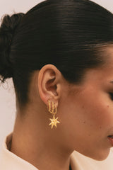 Solar Glow Earring Gold Plated
