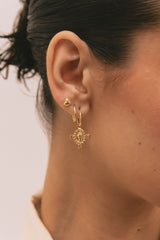 Divine Protection Earring Gold Plated