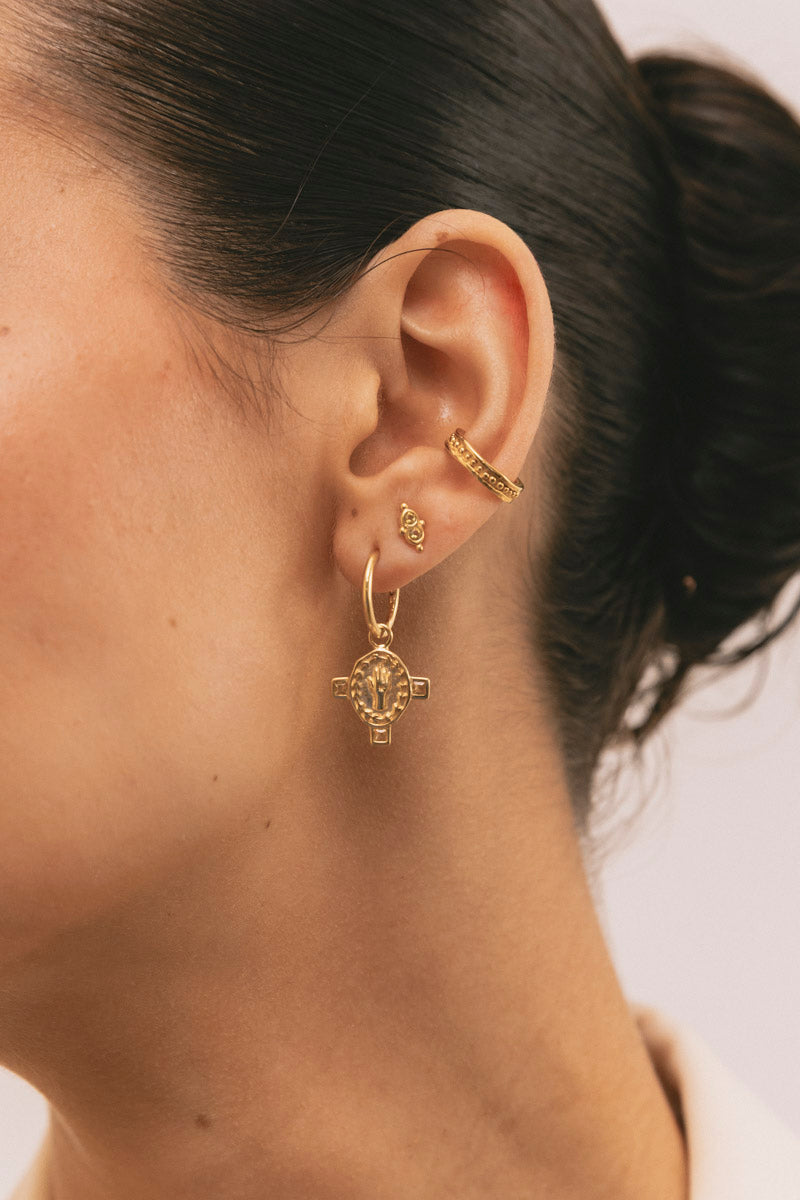 Astral Lights Stud Gold Plated