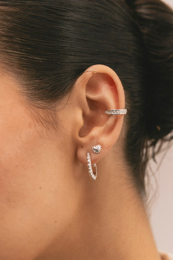 Eternal Heart Stud Silver