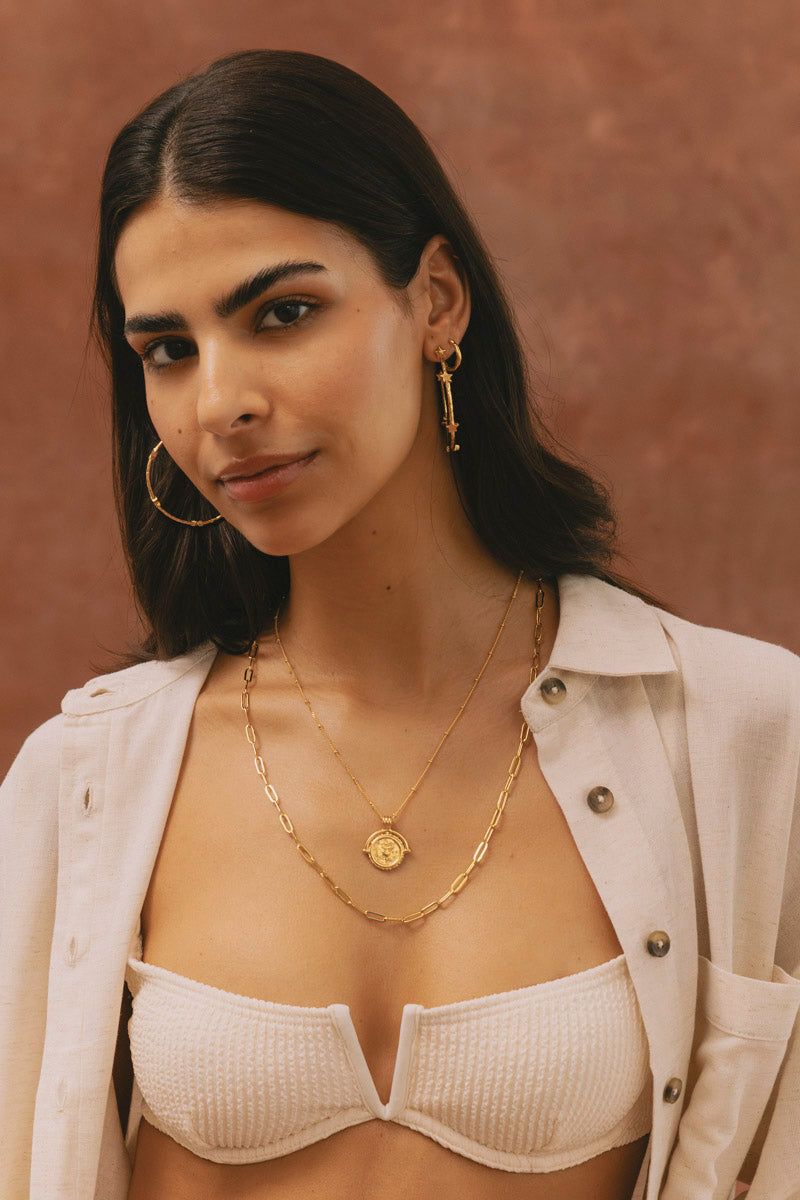 Stardust Earring Gold Plated