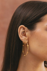 Stardust Earring Gold Plated