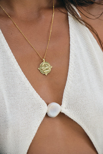Serpant Necklace Gold Plated