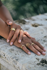 Sky Goddess Ring Gold Plated