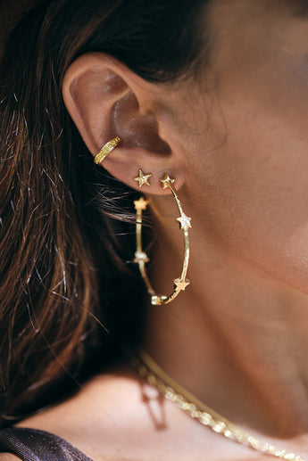 Eclipse Ear Cuff Gold Plated