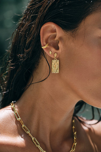 Astral Lights Stud Gold Plated