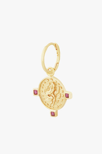 Thorns and Roses Earring Gold Plated
