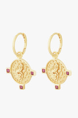 Thorns and Roses Earring Gold Plated