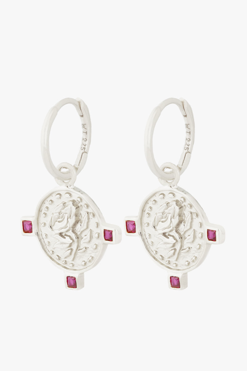 Thorns and Roses Earring Silver