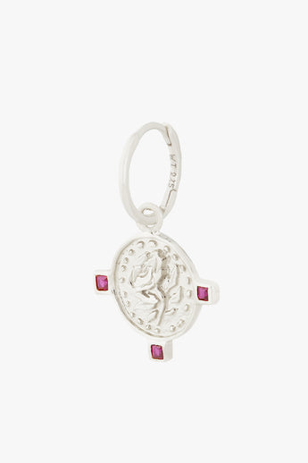 Thorns and Roses Earring Silver