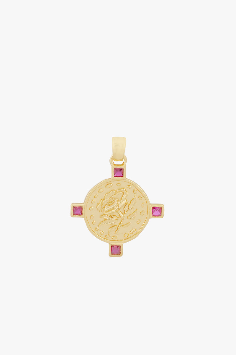Thorns And Roses Necklace Gold Plated