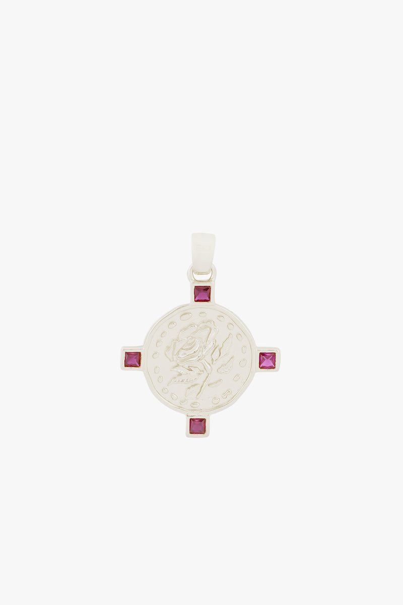 Thorns And Roses Necklace Silver