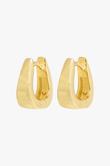 Wide Classic Huggie Gold Plated