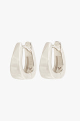 Wide Classic Huggie Silver