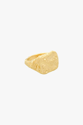 Astral Square Ring Gold Plated