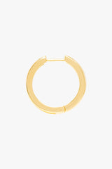 Classic huggie gold plated medium (20mm)