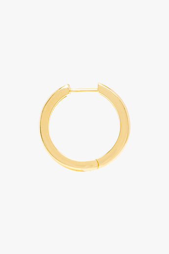 Classic huggie gold plated medium (20mm)