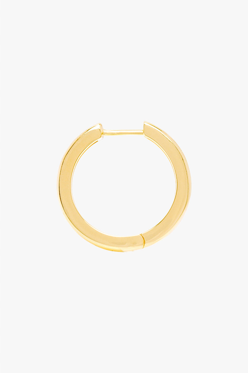 Classic huggie gold plated medium (20mm)