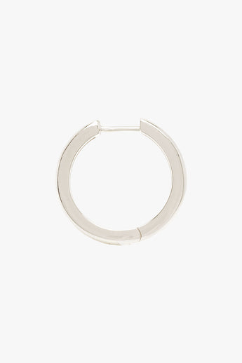 Classic huggie silver medium (20mm)