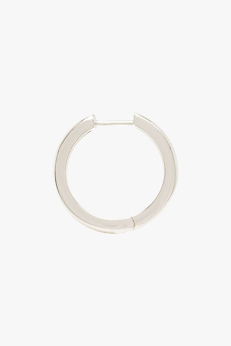 Classic huggie silver medium (20mm)