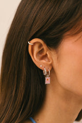 Selo Hoop Earring Silver