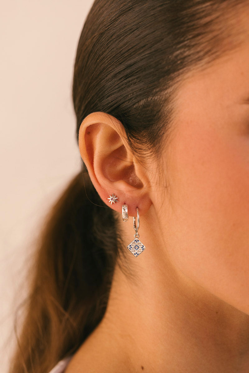 Rose Glow Stud Silver