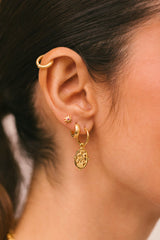 Rose Glow Stud Gold Plated