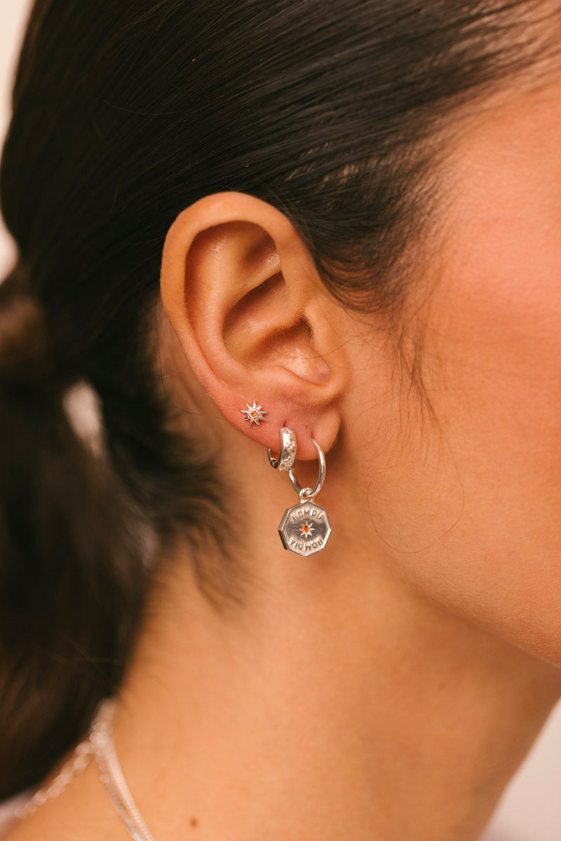 Summer Glow Stud Silver