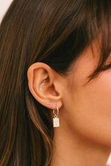 Surf Club Hoop Earring Silver