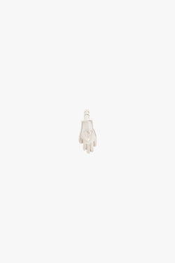 Hamsa hand stud silver