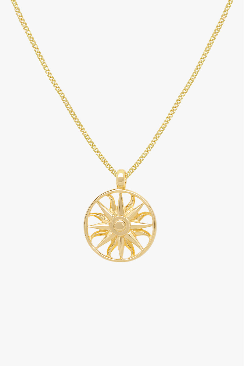 Ilios necklace gold plated