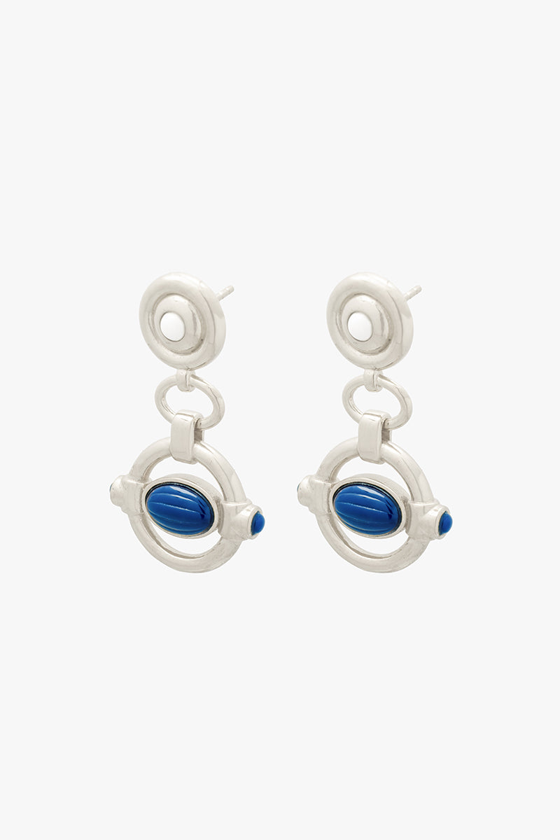 Lunar Blue Stud Silver