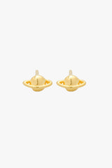 Mini Saturn Stud Gold Plated