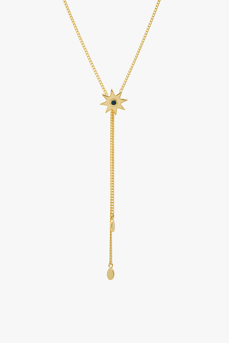 Night Sky Necklace Gold Plated