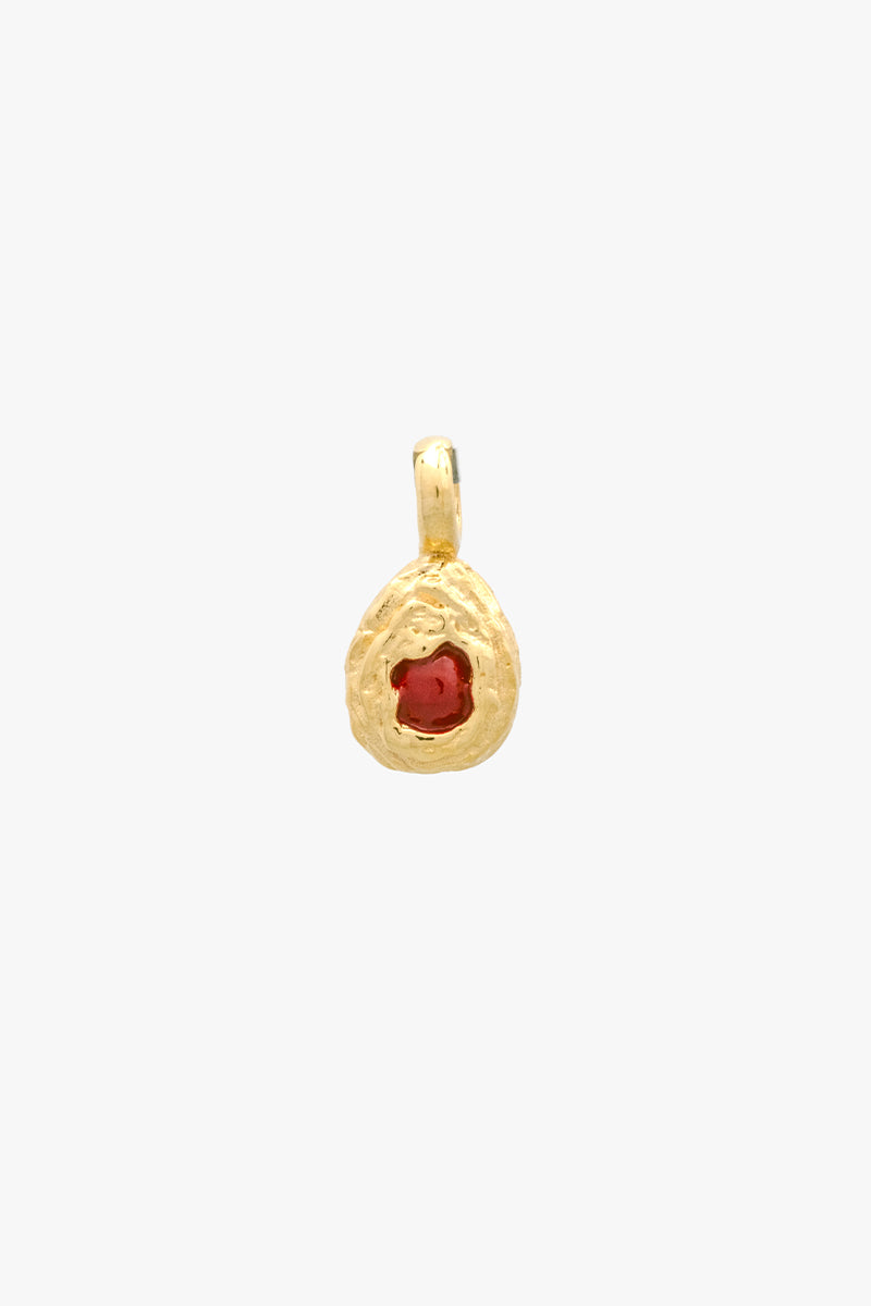 Red Planet Necklace Gold Plated
