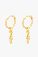 Rocket Earring Gold Plated