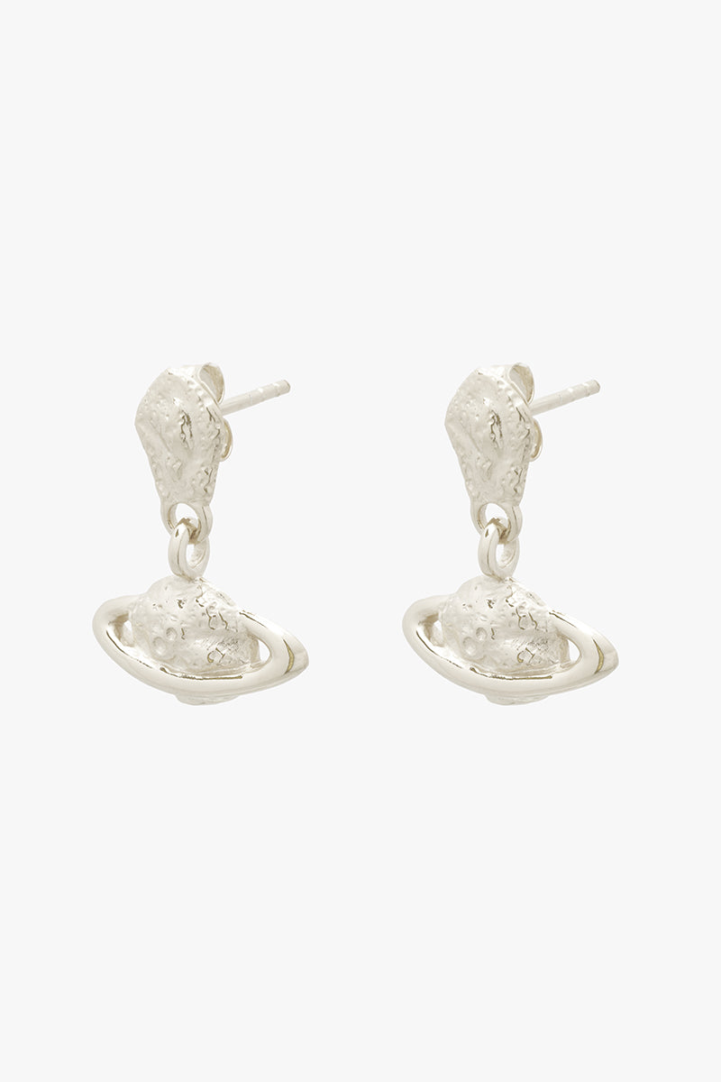 Saturn Earring Silver