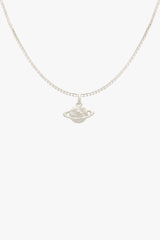 Saturn Necklace Silver
