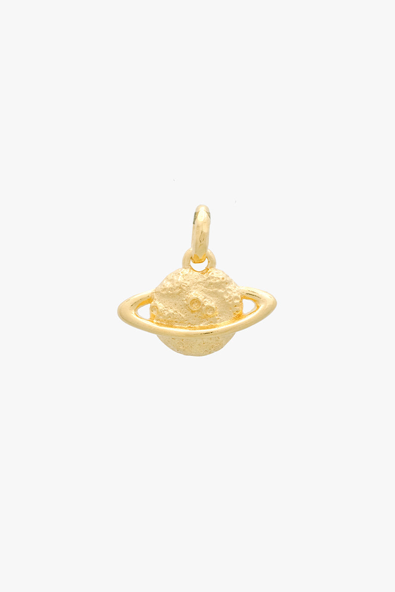 Saturn Necklace Gold Plated