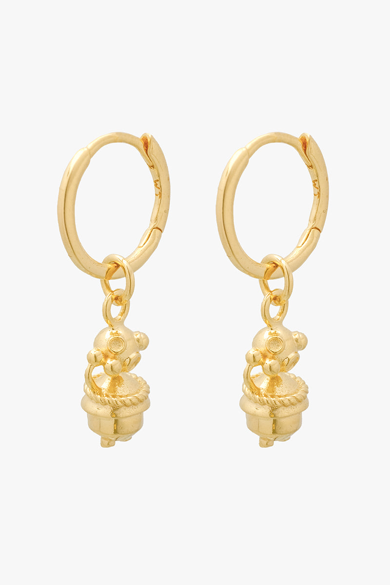 Spacewalk Hoop Gold Plated