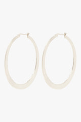 Big gypsy hoop silver (45mm)