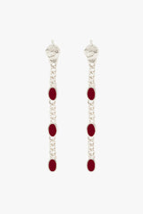 Lover Chain Stud Silver